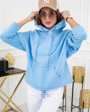 Bluza z kapturem Noemi WJ8890 Baby Blue