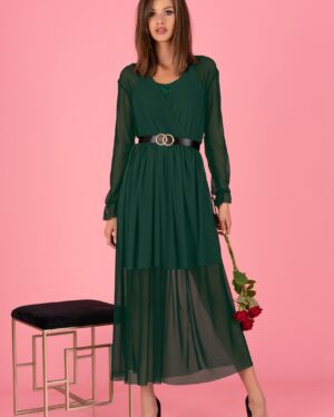 Sukienka Mariedam Dark Green + pasek GRAETIS!
