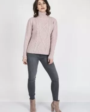 Sweter Estelle SWE 121 Pudrowy róż