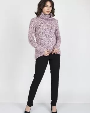 Sweter Nicola SWE 103 Różowy