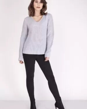 Sweter Victoria SWE 123 Jasny szary