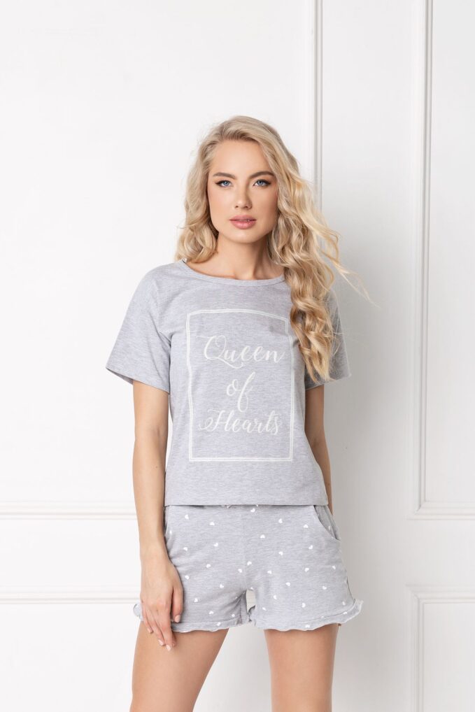 Piżama Hearty Short Grey 3