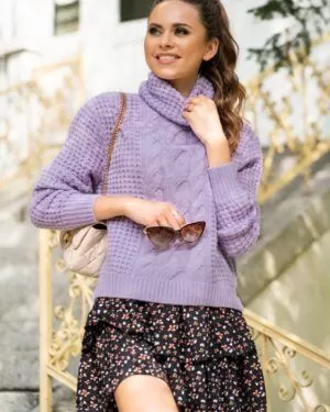 Sweter Sevenel Lilac