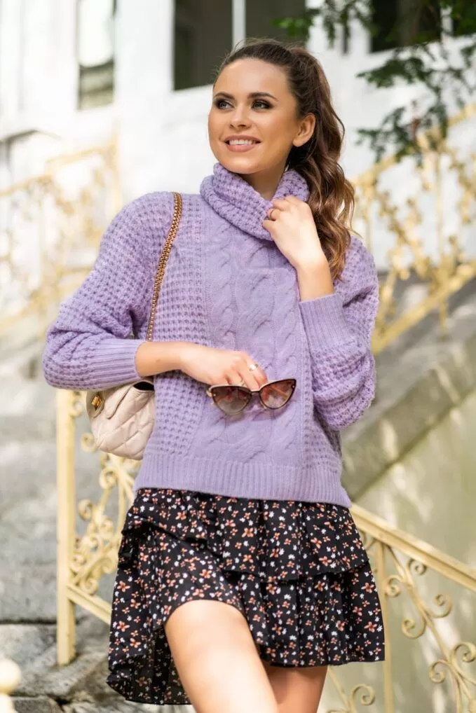 Sweter Sevenel Lilac