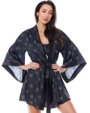 Peniuar Aster Robe Black