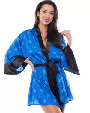 Peniuar Aster Robe Blue