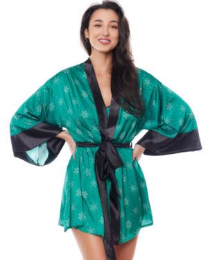 Peniuar Aster Robe Green