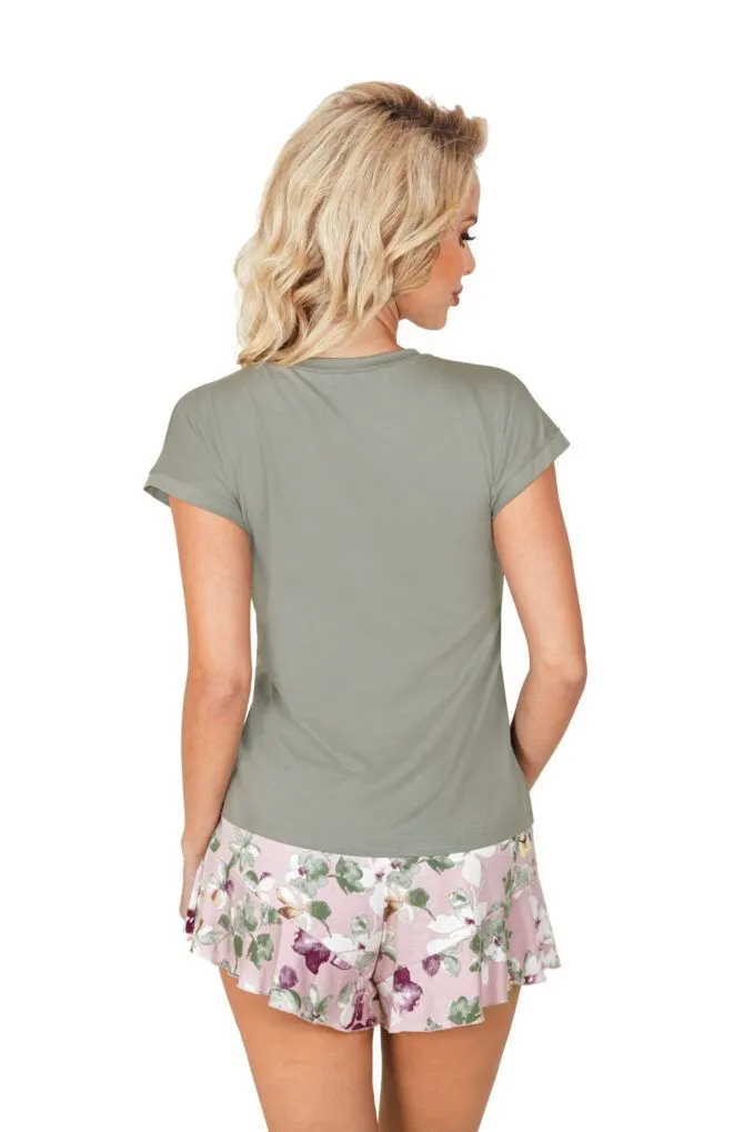 Piżama Nicola 1/2 Olive - obrazek 2