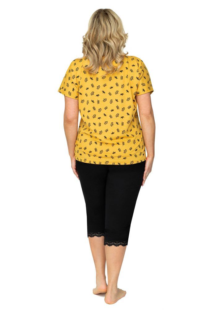 Piżama Queen 3/4 Plus Size - obrazek 5
