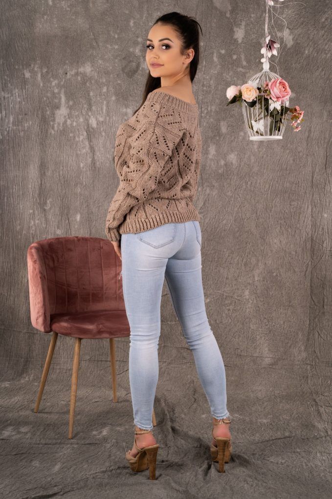 Sweter Manesa Mocca - obrazek 7